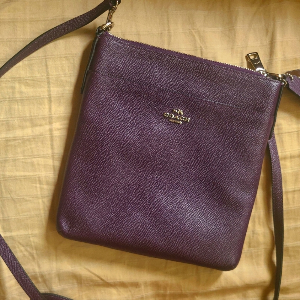 Coach Kitt Crossbody in Aubergine (Purple)